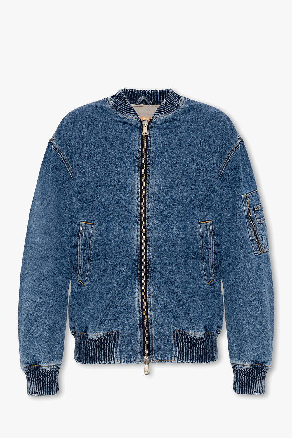 Diesel blue bomber clearance jacket